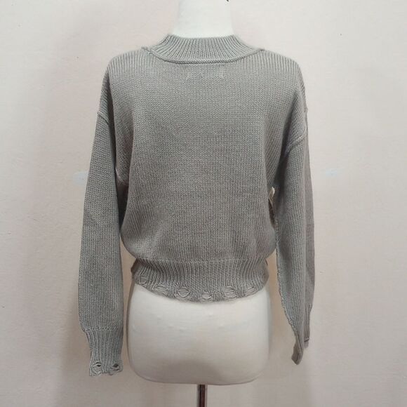 Wildfox Toasty And Tipsy Cropped Sweater - XS - Picture 10 of 11